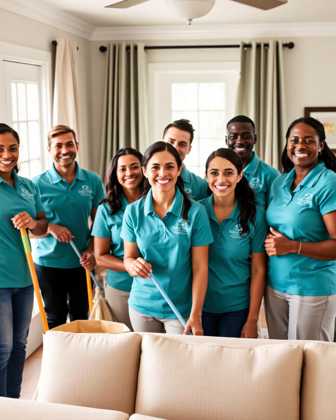 The Spectrum Sparkle Co. team — diverse, neurodivergent-inclusive cleaning professionals