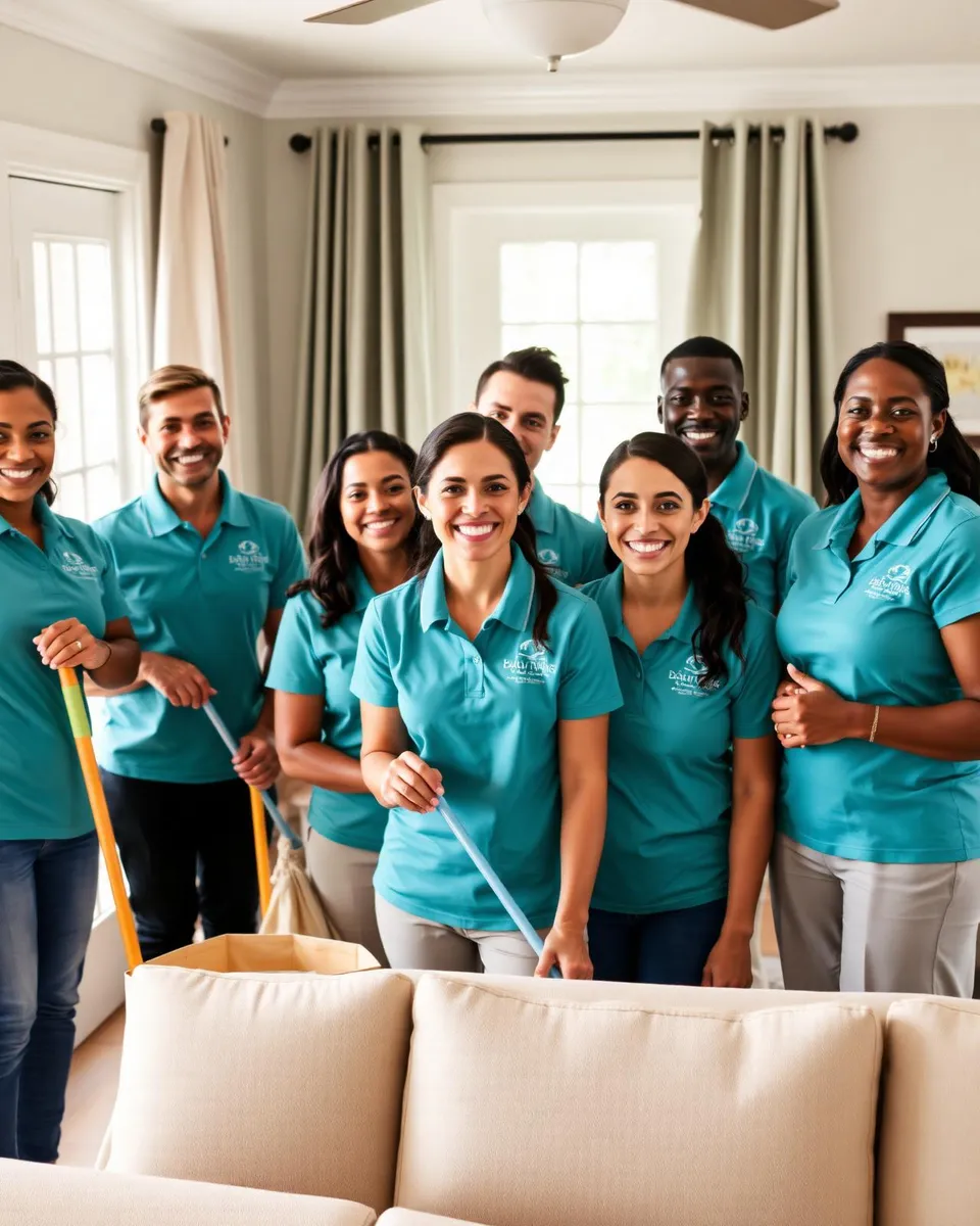 The Spectrum Sparkle Co. team — diverse, neurodivergent-inclusive cleaning professionals